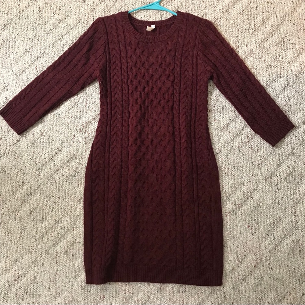 Pink Blush Boutique Maternity sweater dress